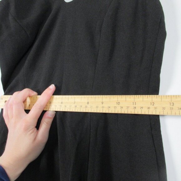 Lulus One Shoulder Mermaid Maxi Dress S Black Evening Gown Party Luxury Prom 616 - Picture 11 of 14